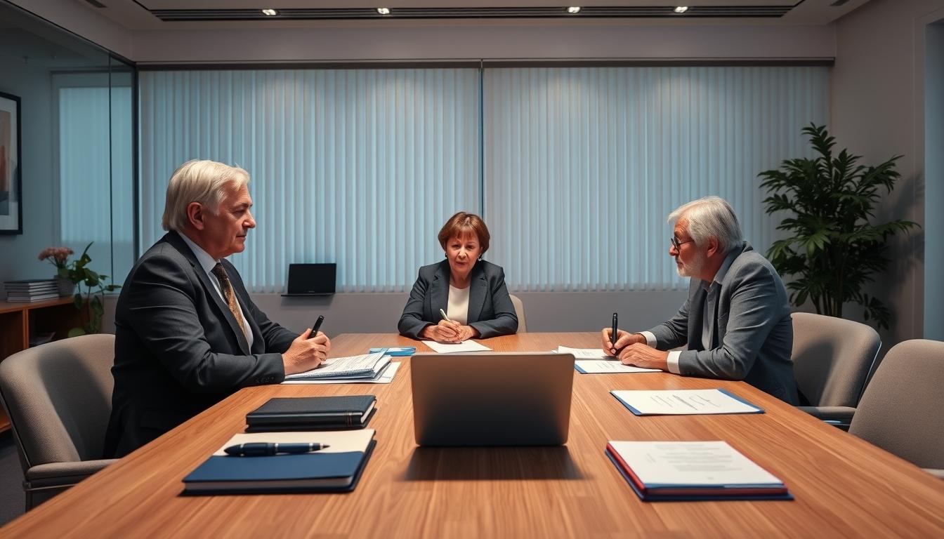 Signing of a business agreement